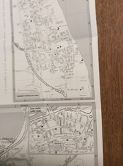 Yarmouth Lowestoft Bradwell Fold out street map with index in black/white