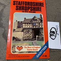 Staffordshire and Shropshire (Official Tourist Map S.) Sheet map, folded Book