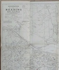 Geographia Large Scale Detailed Street Plan: Reading (1970’s).