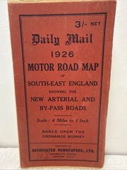 VTG 1926 (1920’s) – Daily Mail Road Map of London / South-East England E7