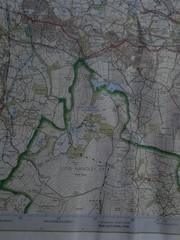 90s Ordnance Survey Map – UK, Peak District, Dark Peak, 1:25000, Fine Condition