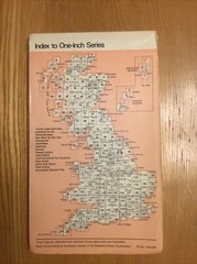 1970 Ordnance Survey One Inch Map 92 Pickering (incl Malton , Hawnby & Lockton )