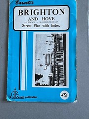 Vintage Barnetts, Brighton Street Plan with Index 1970/80’s
