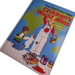 Bartholomew Childrens World Atlas Jacqueline Tivers 1987 Hardback Book