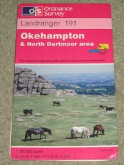 OS Ordnance Survey Landranger Map Sheet 191 Okehampton & North Dartmoor – 1996