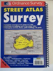 Ordnance Survey Surrey Street Atlas by Octopus Publishing Group (Spiral bound, 2