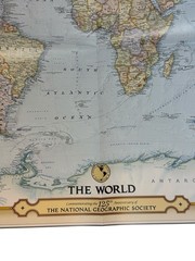 National Geographic Atlas of the World Tenth 10th Edition Hardcover 2015 Map