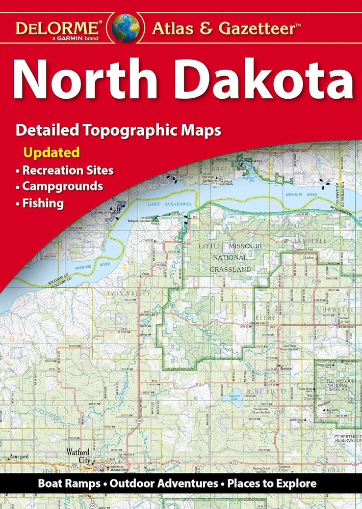 Delorme Atlas & Gazetteer North Dakota