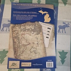 New Genuine Off Road Venture Michigan Off Road Guide and Travel Atlas