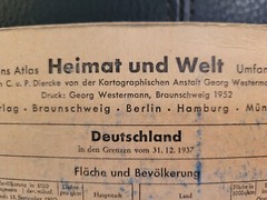 German Westermann Atlas, Heimat Und Welt maps, 42 Kartenseiten, 1937