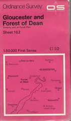 GLOUCESTER FOREST DEAN No 162 1974 39782 1.500 000 First Series Ord Survey Map
