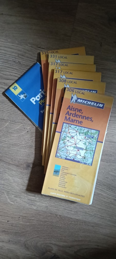 Michelin French Road Maps X7