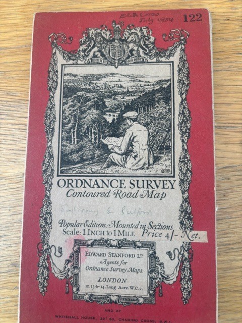 SALISBURY & BULFORD NORTH WILTSHIRE ORDNANCE SURVEY MAP 1931