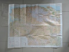 Exmoor OS Ordnance Survey Tourist Map 5 1 inch to Mile 1982 Folding Paper Map
