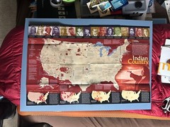 North American Cultures, National Geographic, Map & Poster, 2004