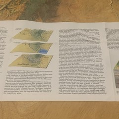 National Geographic Grand Canyon Of Colorado Map 1978 Arizona Folded Map