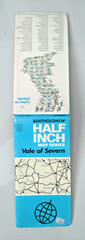 Vale Of Severn Bartholomew Half Inch Map No 18 1973 Folding Paper Map