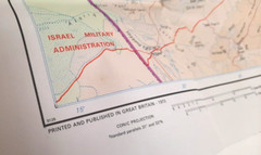 Israel with Jordan 1973 Bartholomew World Travel Map Sheet map, folded Book