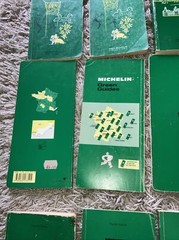 Tourist Guides Of Europe X15 Vintage Michelin Mainly France with Maps Travel