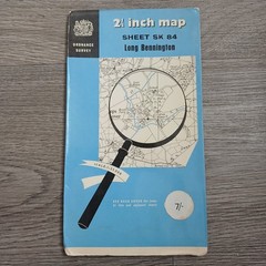 Vintage Ordnance Survey Maps SK83 SK84 SK85 SK86 SK94 2.5 Inch East Midlands Lot