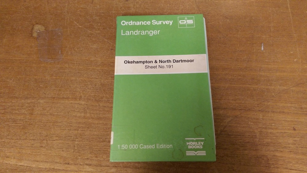Okehampton + North Dartmoor: Ordnance Survey Landranger Map 1:50000 #191 (M3)