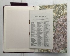 Bacons Cycling & Motoring Road Map & Route Guide Collection In Leather Case