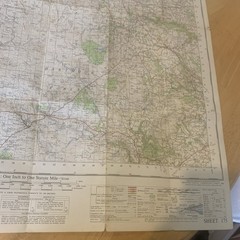 Ordnance Survey Okehampton Sheet 175 One Inch Map 1950s Seventh Series