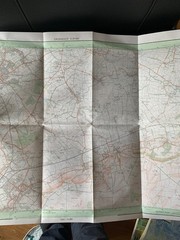 Ordnance Survey Map Pathfinder 1200 1:25000 Westbury and Trowbridge ST 85/95