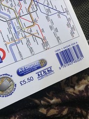 London Street Atlas (Paperback, 2005) Underground On Back Cover Super Scale Map