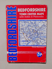 Bedfordshire Town Centre Maps & Index Estate Publications 3rd Revision