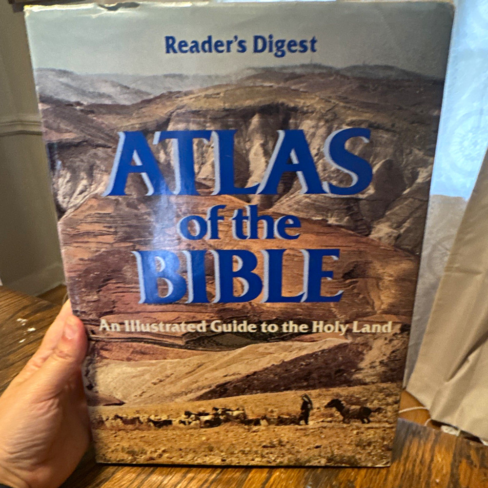 Reader’s Digest Atlas of the Bible Illustrated Hardcover 1981 Holy Land 256pp