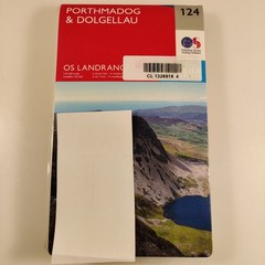 OS Ordnance Survey Maps No 124 Portmadog & Dolgellau Landranger Map
