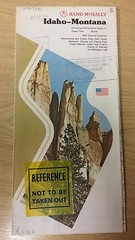 Idaho- Montana: Points Of Interest: Rand McNally Map (M15)