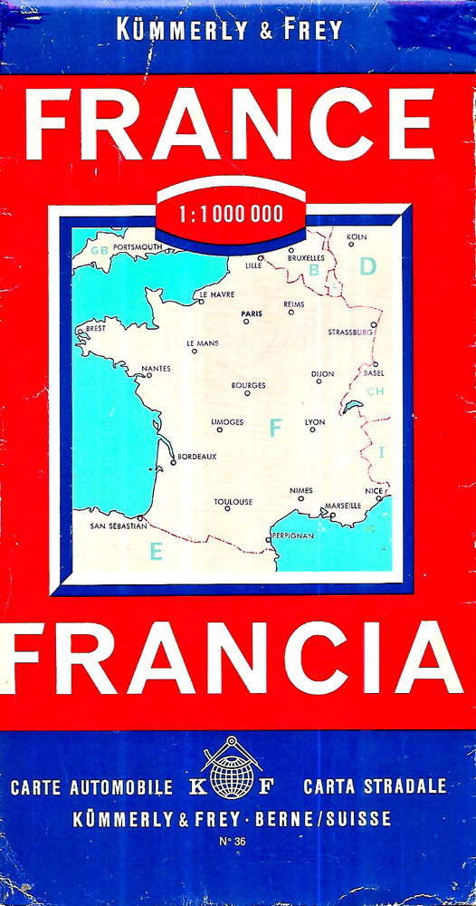 Kummerly & Frey FRANCE Road Map