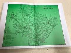 Borough of Congleton and Sandbach Map with Street Index