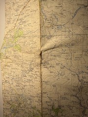 OS Ordnance Survey One Inch Cloth Map, Plymouth, no:187, 1961