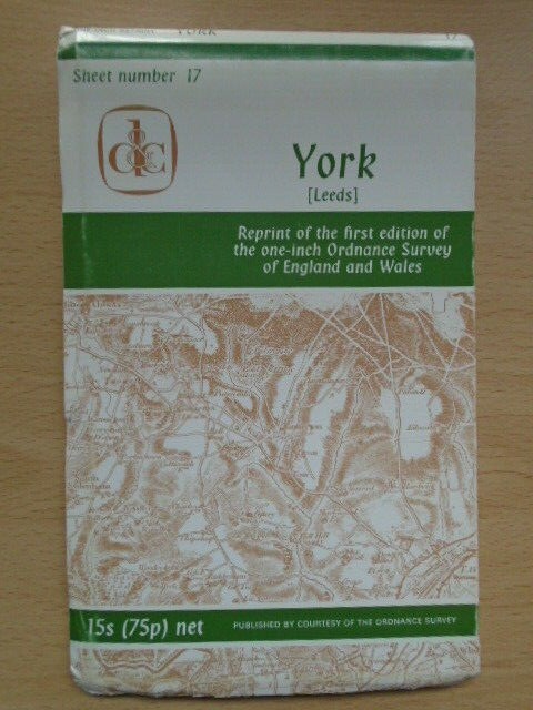 York Leeds Reprint Of First Edition 1 Inch Ordnance Survey Map 8961F