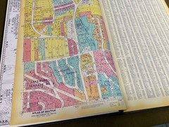 Kroll’s large Folio plat Atlas of Seattle: EASTSIDE Bellevue Medina Supplement