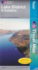 Ordnance Survey Tour Map 1:110,000 Lake District and Cumbria