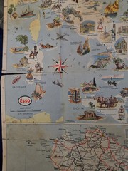 Vintage Travel Maps: Bahamas’82, Italy’51, WashDC’71, Atlantic City’78; FairCond