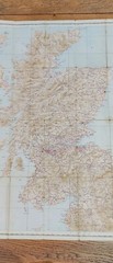 E R Ordnance Survey Road Map Of GREAT BRITAIN Sheet 1 Ten Miles To One Inch