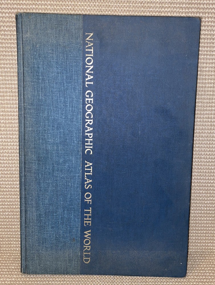 National Geographic Atlas of the World 1975 Fourth Edition Fabric Ext Hardcover