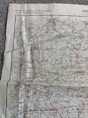 Ordnance Survey, 1 Inch to 1 Mile, Folded Sheet Map no: 158, Oxford & Newbury