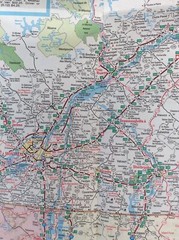 Tourist Map – Atlantic Provinces and Quebec – Canada by AAA and CAA