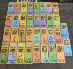 Highlights Which Way USA? Lot Of 34 State Maps Homeschool Classroom Retro 1998