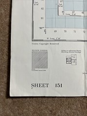 Vintage OS One Inch Map – Pembroke, Sheet 151, 1952, On Cloth – Ordnance