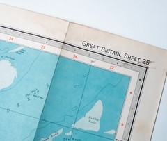 Bartholomews Half Inch Contoured Map Sheet 25 Fenland 1947 Cartography