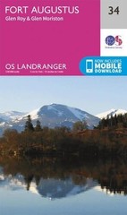 Fort Augustus, Glen Roy & Glen Moriston (Map) OS Landranger Map