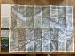 Berner Oberland: Zusammensetzung Topographic Map 5004 SwissTopo 1:50,000 Alps