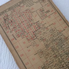 Vintage Ordnance Survey – Derby Nottingham Leicester 121 – Cloth map – 81x69cm